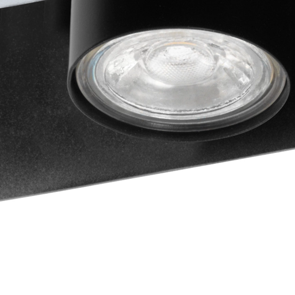 Plafondlamp Viserba enkel wit en zwart Eglo 9002759973940