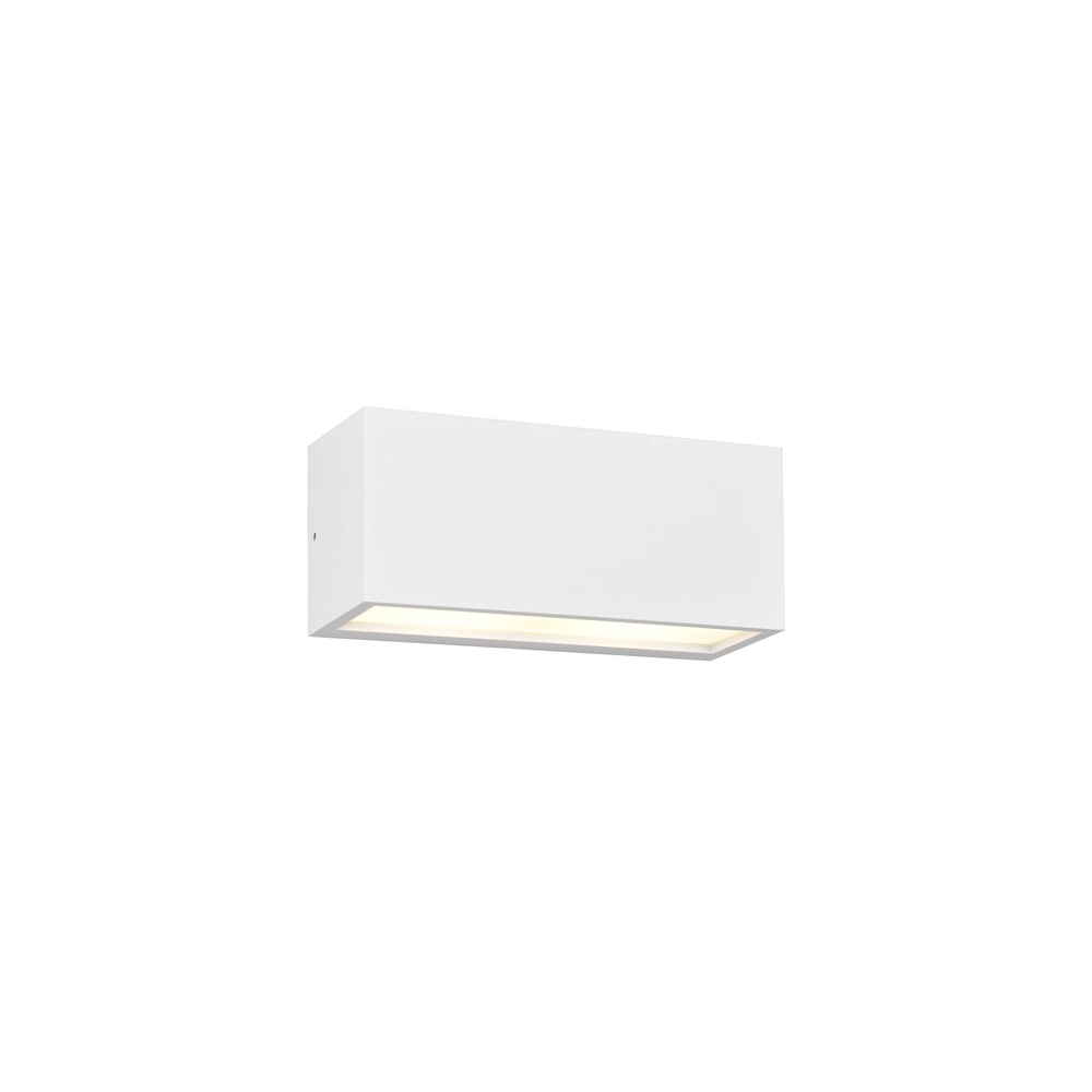 Strakke buitenlamp Mayenne wit