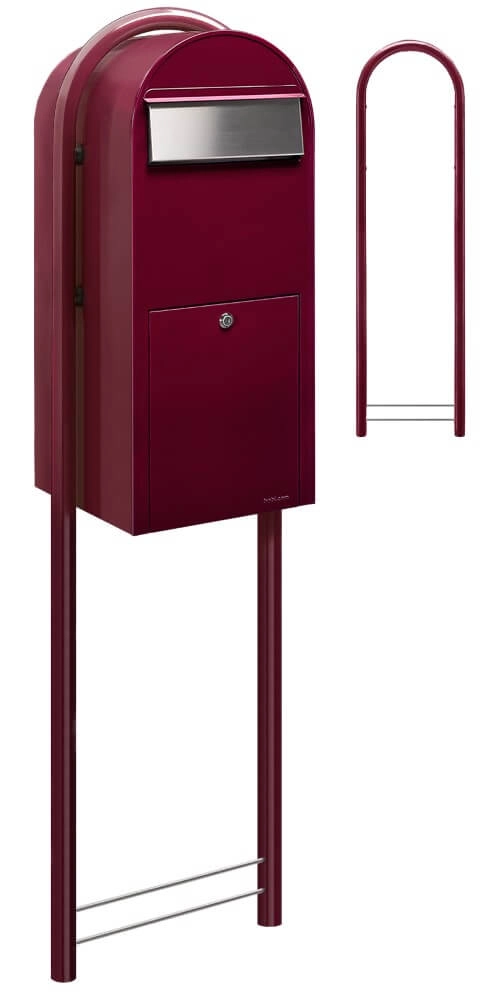 Brievenbus Jumbo 3005 i Bordeauxrood Bobi 6417237026194