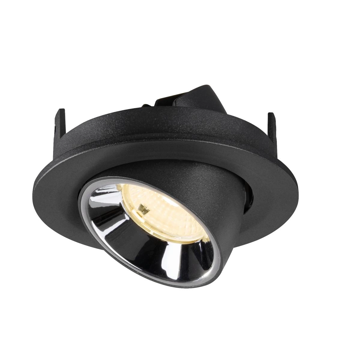 Inbouwspot Numinos Gimble S zwart/chroom 3000K - 55gr SLV 4024163313490