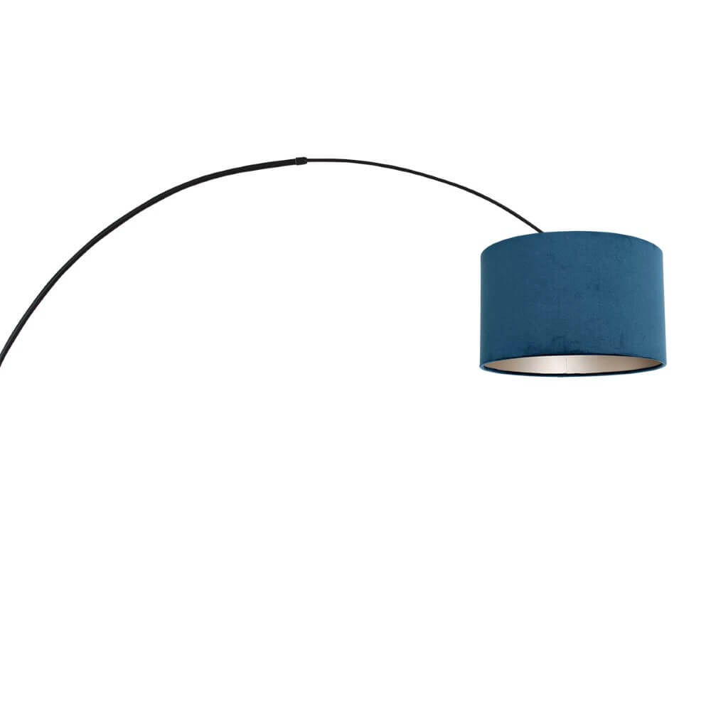 Wand booglamp Sparkled met blauwe kap Steinhauer 8712746147339
