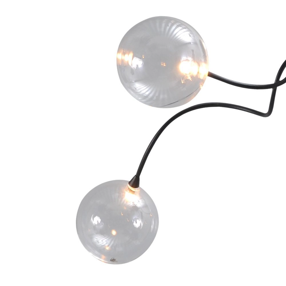Led plafondlamp Gio 5-lichts zwart Masterlight 8718121182131