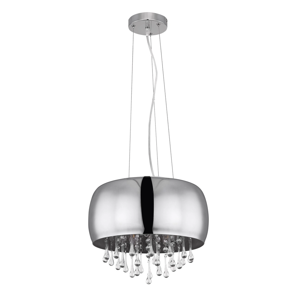 Hanglamp Kalla Ø 35cm chroom Globo 9007371385706