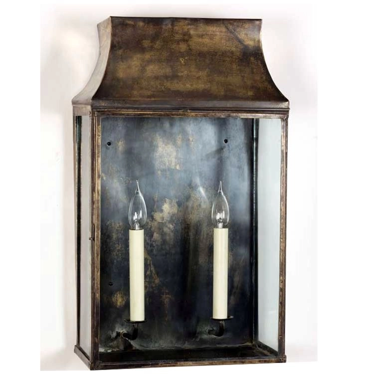 Landelijke buitenlamp Large Strathmore antiek koper (ANT) Limehouse 8716803506909