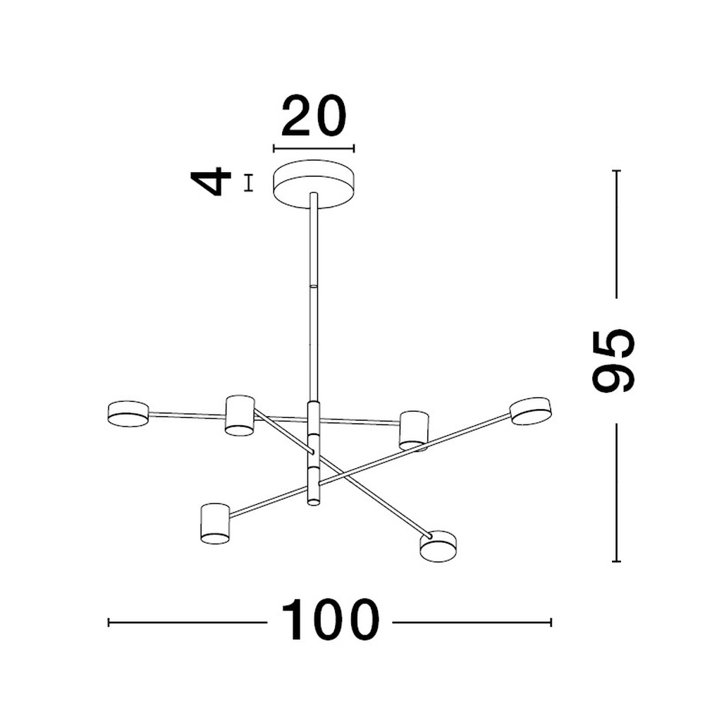 Zwarte hanglamp Nordik S design Lyora 5212017440686