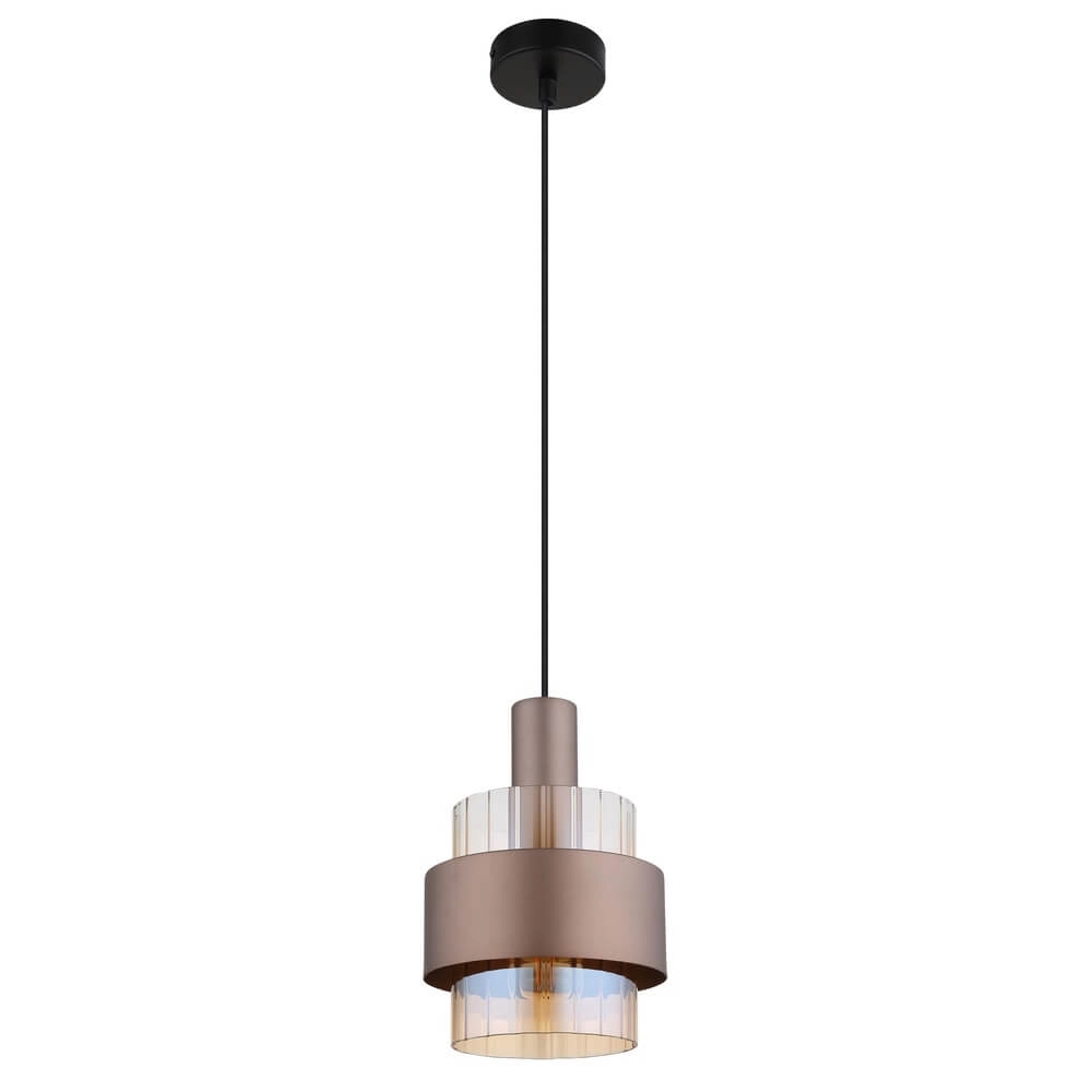 Hanglamp Milley brons Ø 18,5cm Globo 9007371462674