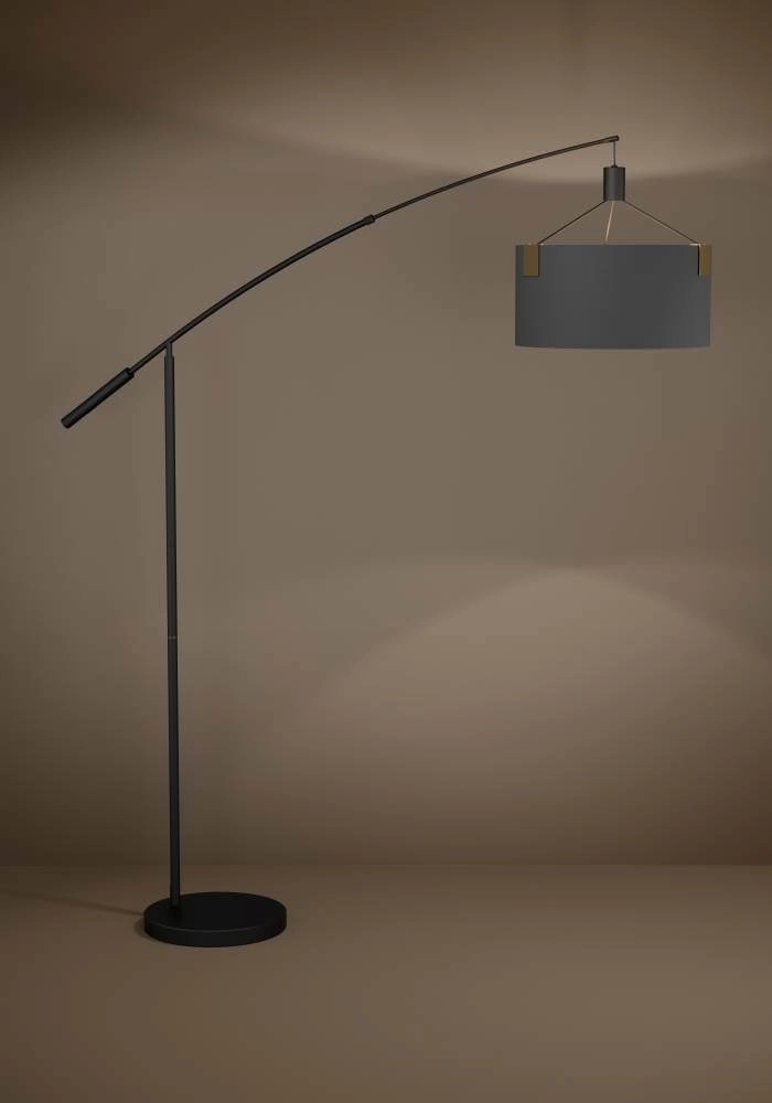 Vloerlamp Tortola 1 Ø 45cm - zwart met goud Stars of Light 9002759399665