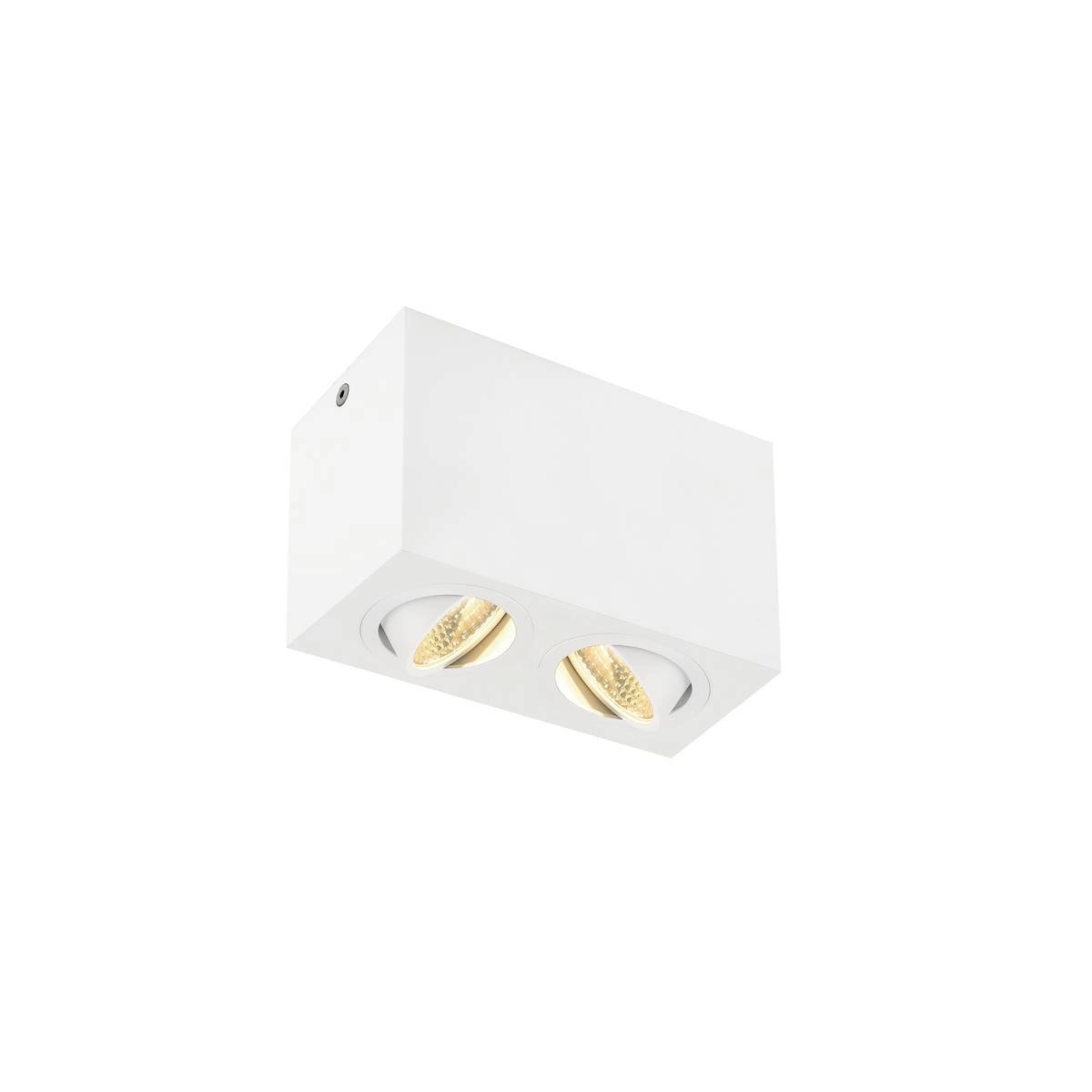 Plafondlamp Triledo 2-lichts 16cm 3000K wit