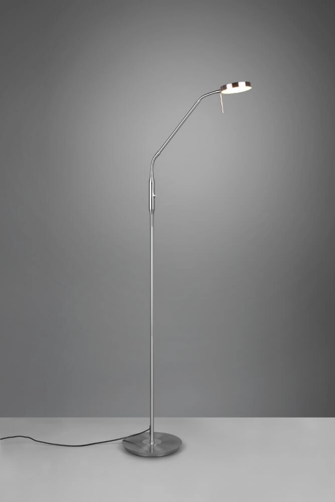 Vloerlamp Monza 145cm RVS Trio 4017807505825