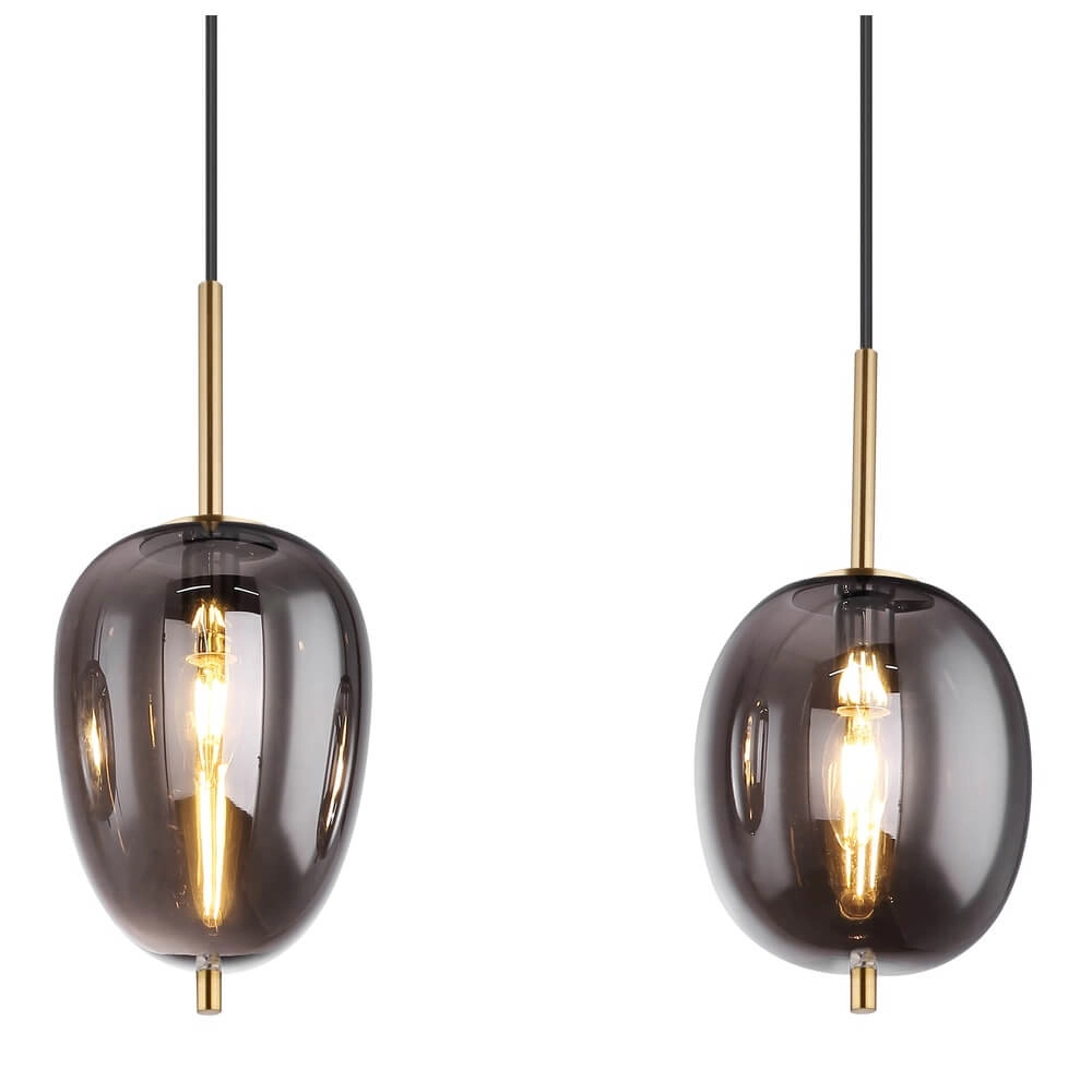 Gouden hanglamp Blacky I 4-lichts Globo 9007371416042