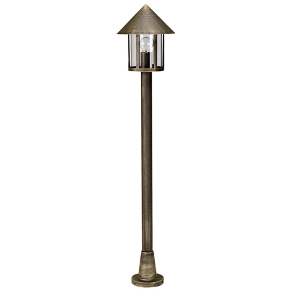 Tuinlamp Toit 125cm - brons-bruin