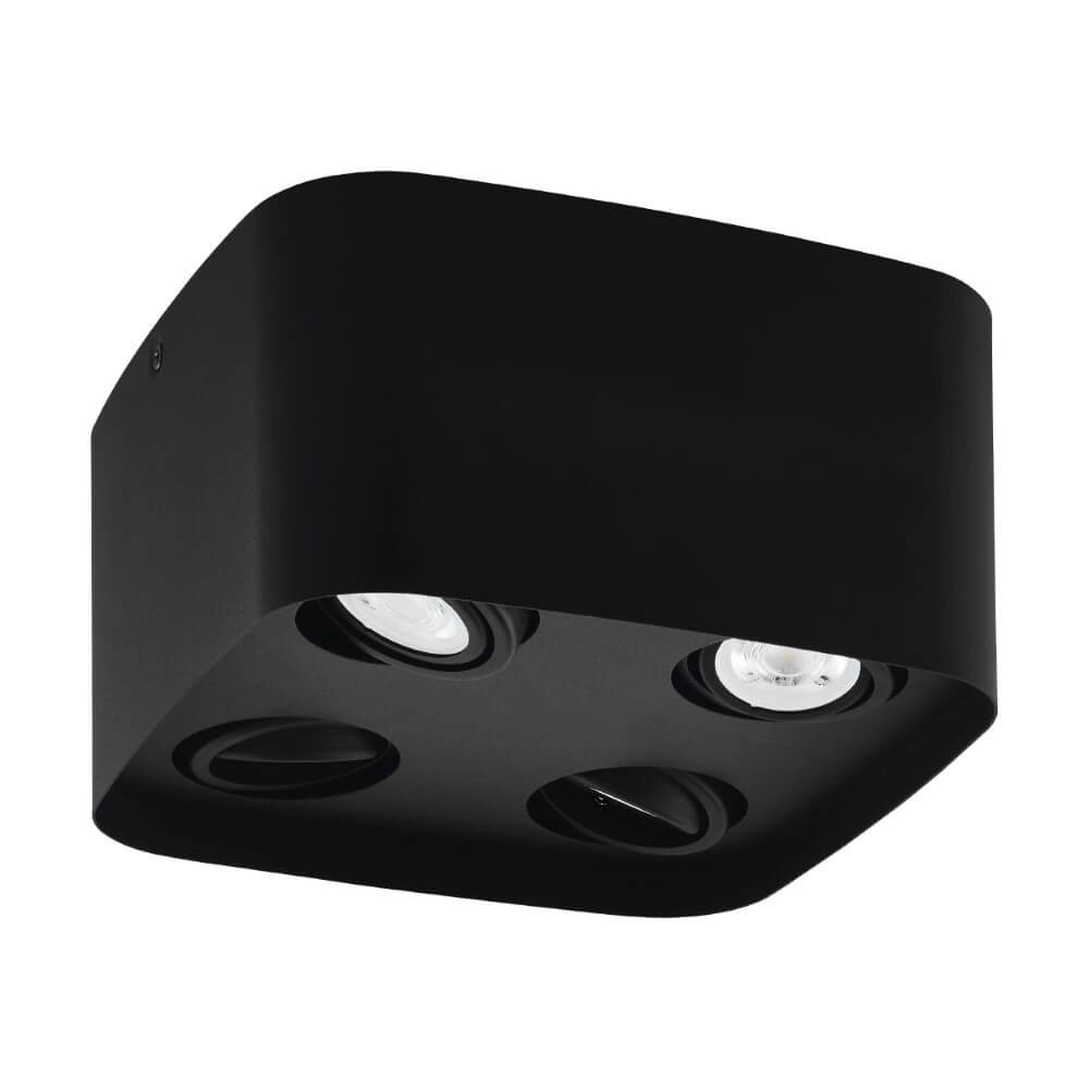Opbouwspot Zigbee Caminales-Z 4-lichts zwart Eglo 9002759996758