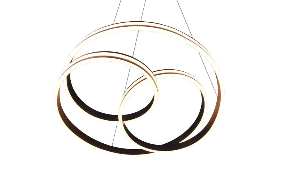 Hanglamp Nuria 60cm zwart Trio 4017807505214