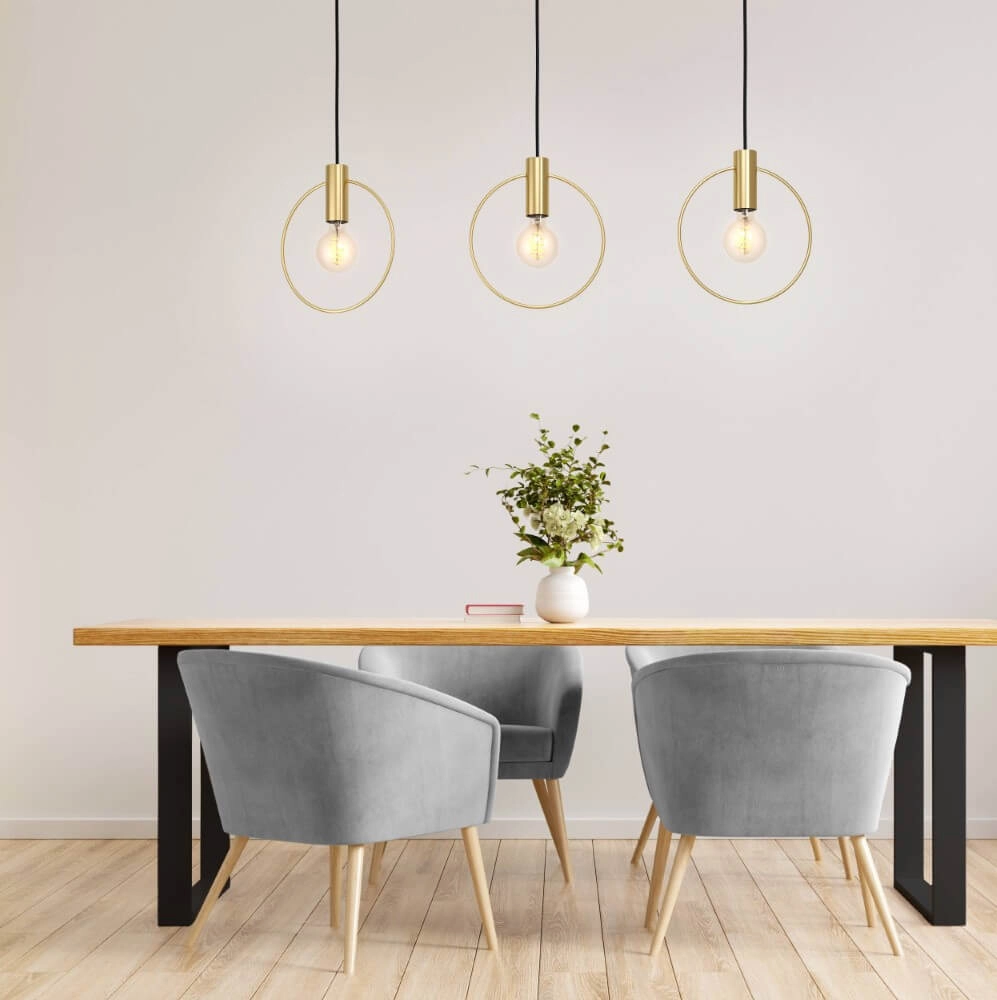 Eettafel hanglamp Manizales goud Eglo 9002759988357