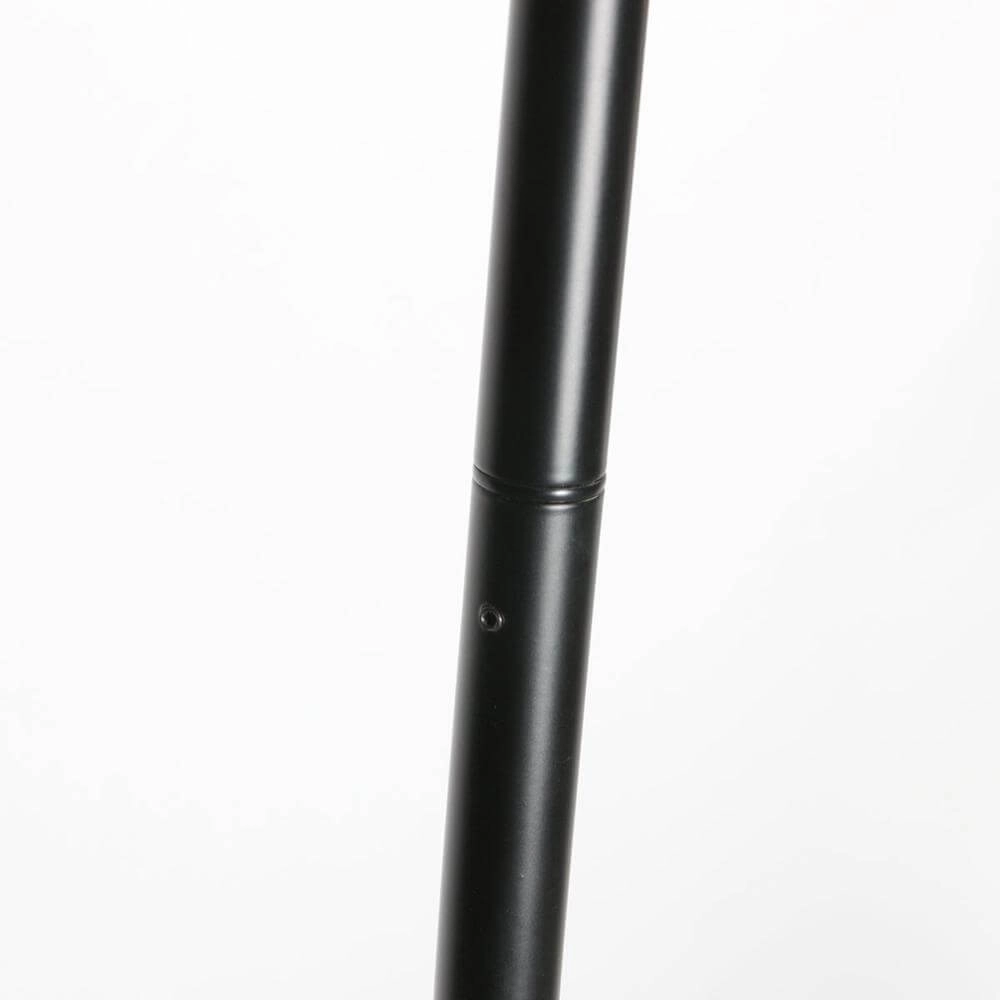 Vloerlamp Curve zwart met grijze kap Ø 50cm Steinhauer 8712746179446