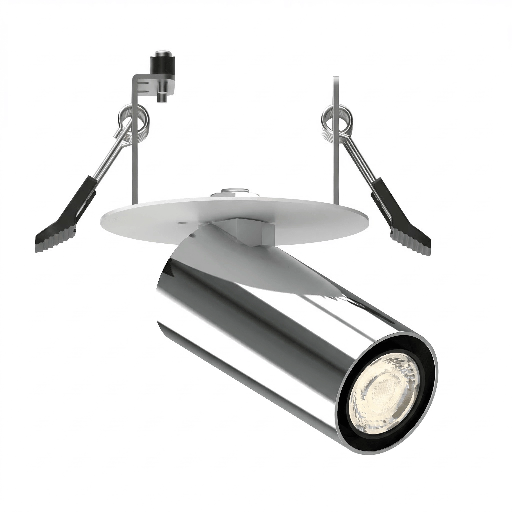 Inbouw spot Tevo Mini wit met chroom