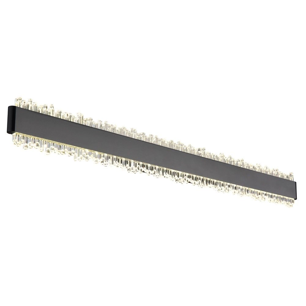 Zwarte wandlamp Stalagmita 70,5cm