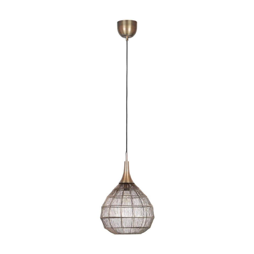 Ronde hanglamp Soraya Ø 42cm - brons Trio 4017807617467