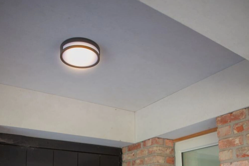 Ronde wandlamp Rola zwart Lutec 6939412011653