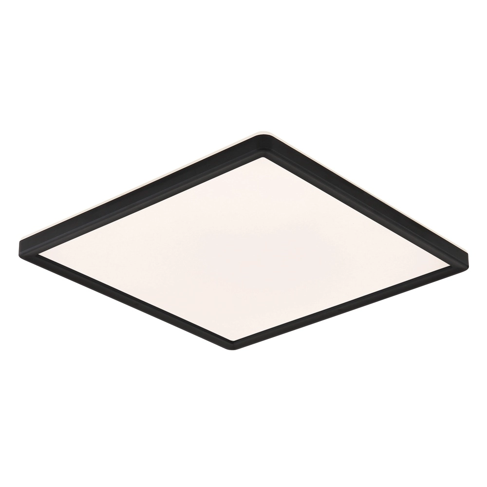 Plafonniere Sapana vierkant 29,4cm zwart Globo 9007371414390