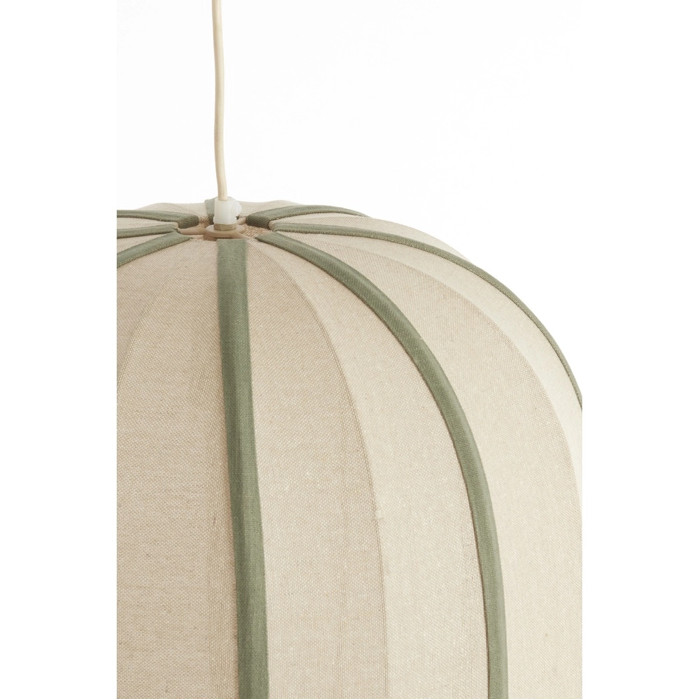 Japandi hanglamp Esmiria Ø 51cm - olijf groen Light & Living 8717807835941