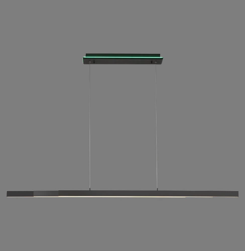 Moderne hanglamp Q-Arian antraciet Paul Neuhaus 4012248359846