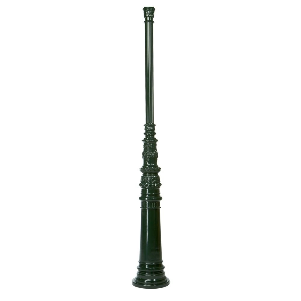 Nostalgische sokkelpaal Pole V4 zwart