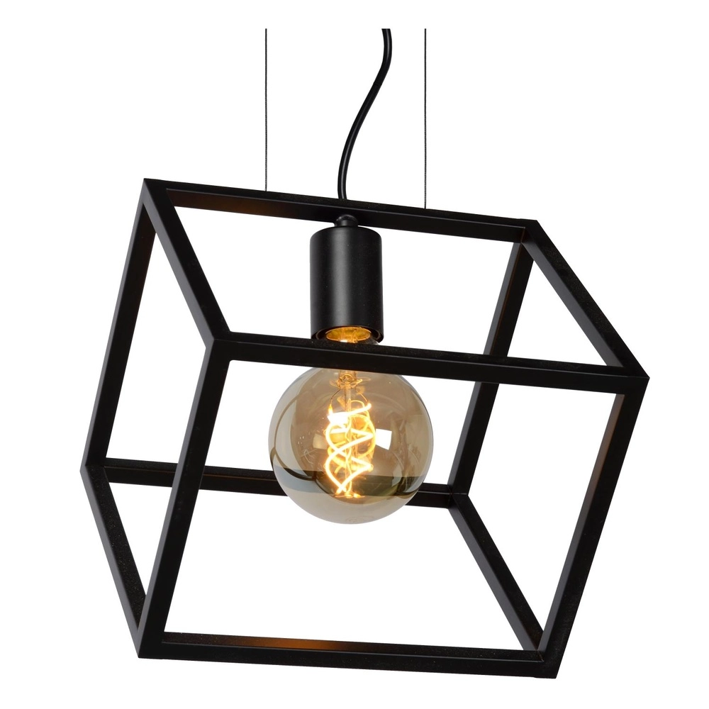 Moderne hanglamp Fabian zwart Lucide 5411212010797