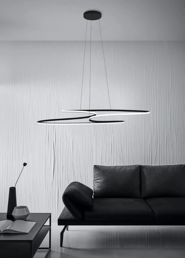 Zwarte led hanglamp Gianella Eglo 9008606275014