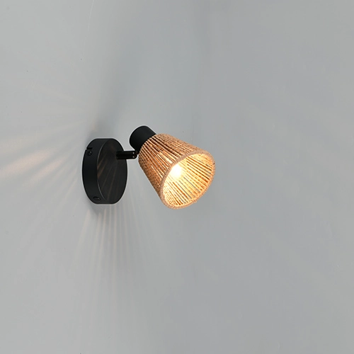 Plafondlamp Natrel enkel bruin Trio 4017807672312