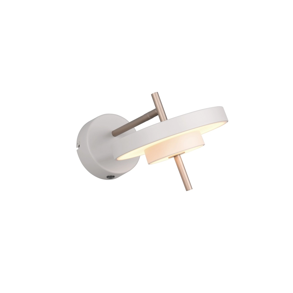 Moderne wandlamp Keaton wit Trio 4017807655773