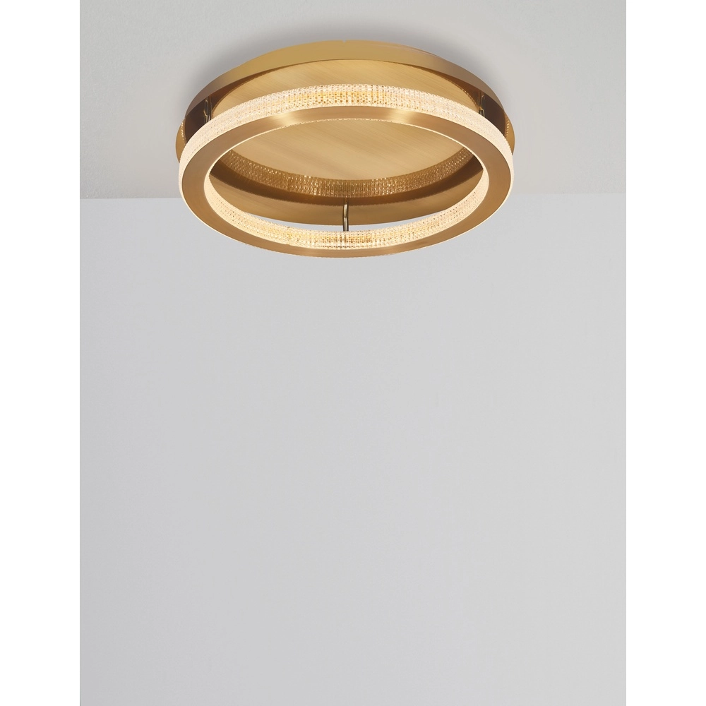 Plafondlamp Fiore goud Ø 60cm Lyora 5212017424167