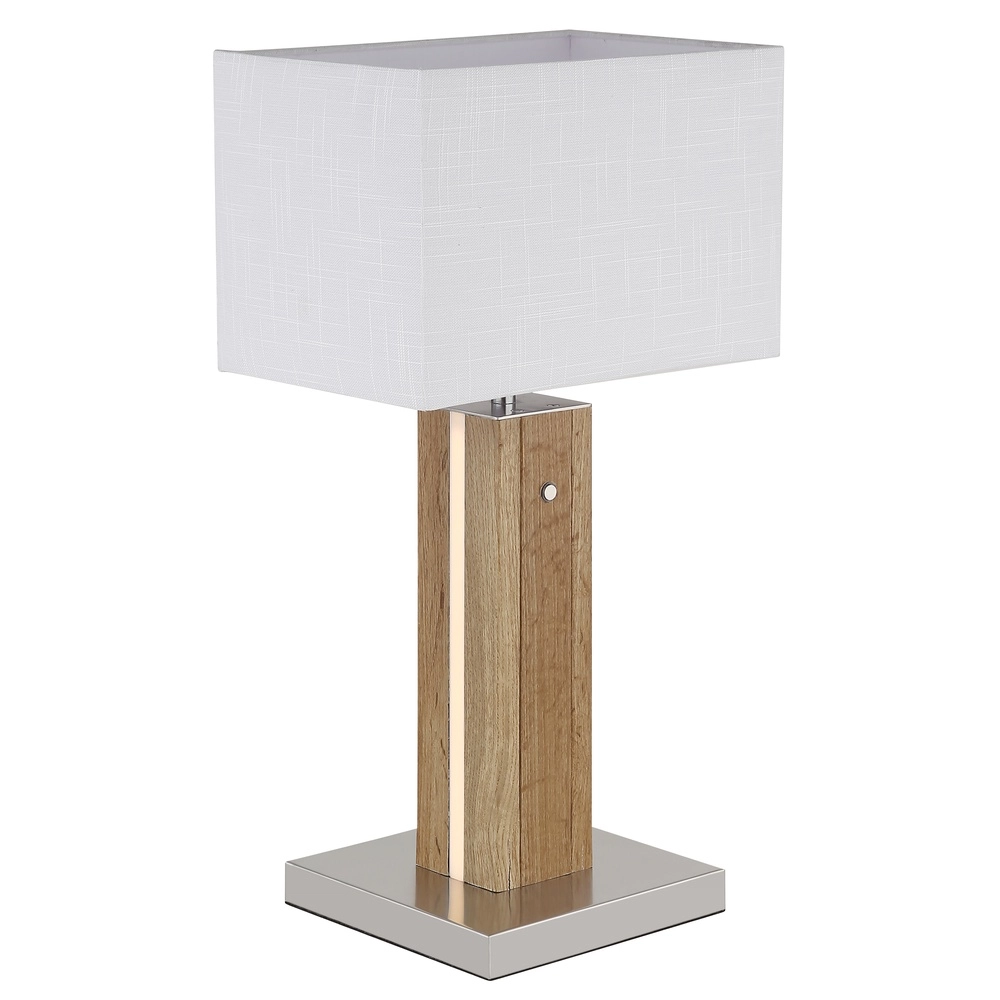 Houten schemerlamp Forest met kap Globo 9007371592333