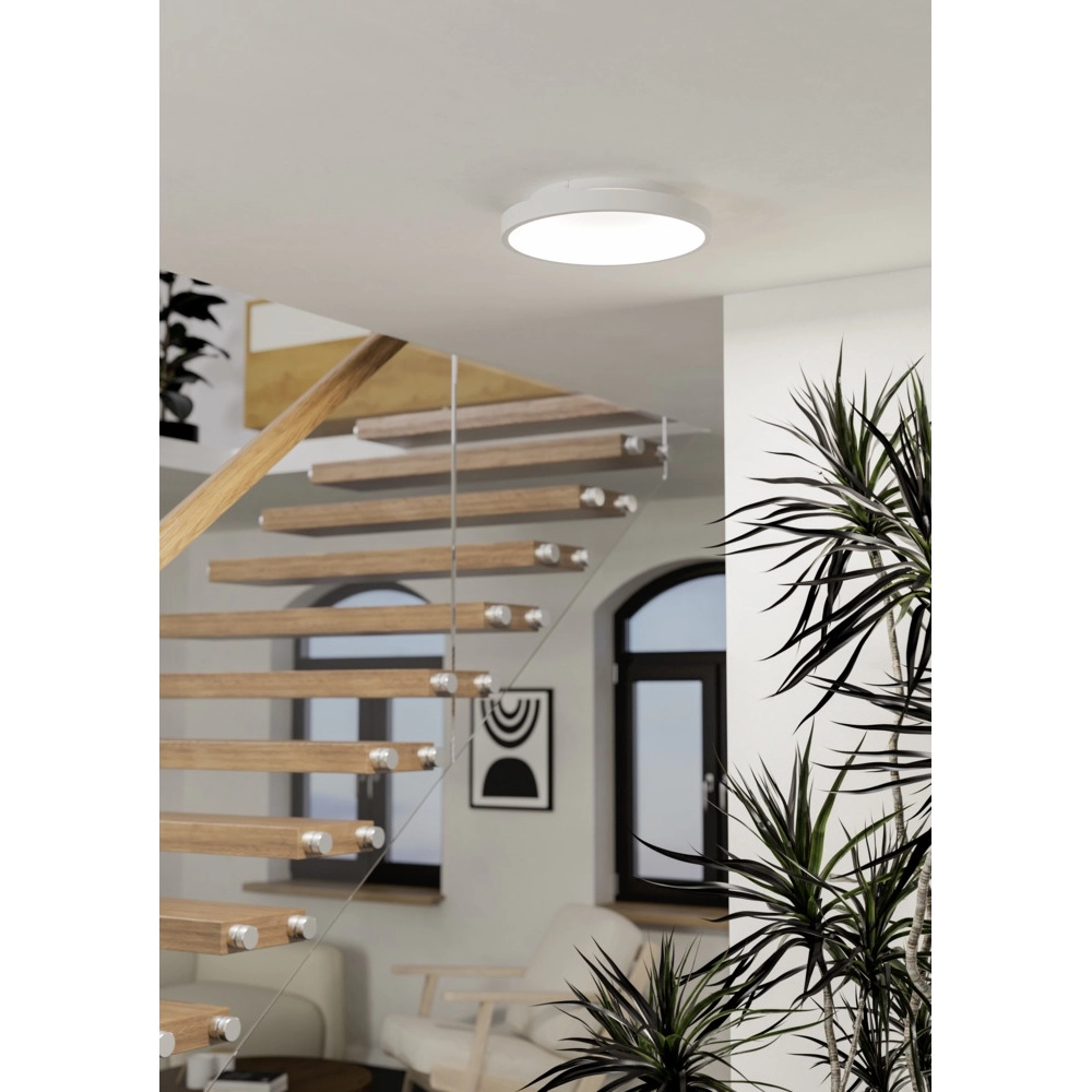Ronde plafondlamp Loretello-Z smart wit Eglo 9008606358250