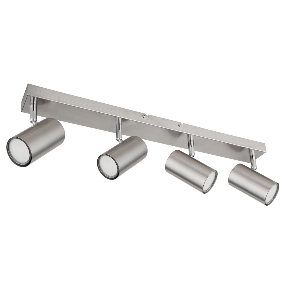 Plafondlamp 4-lichts Robby nikkel Globo 9007371433537