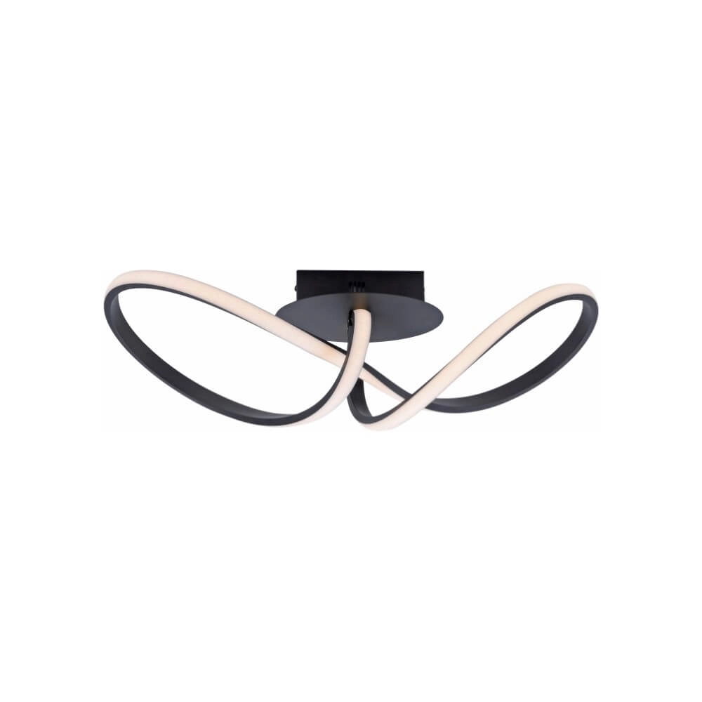 Design plafondlamp Maria zwart Just Light 4043689975777