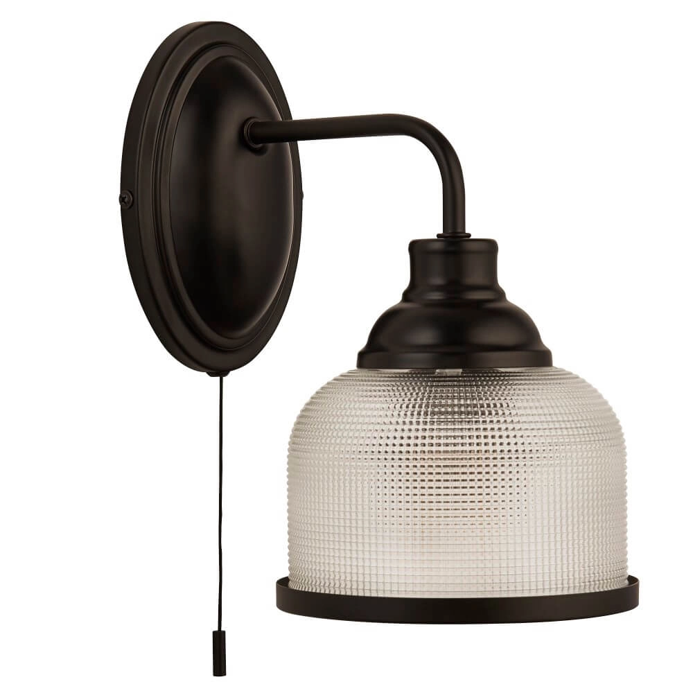 Wandlamp Highworth zwart