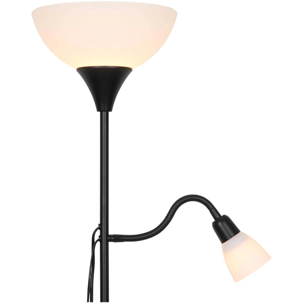 Klassieke leeslamp Lauria zwart Nordlux 5704924024634