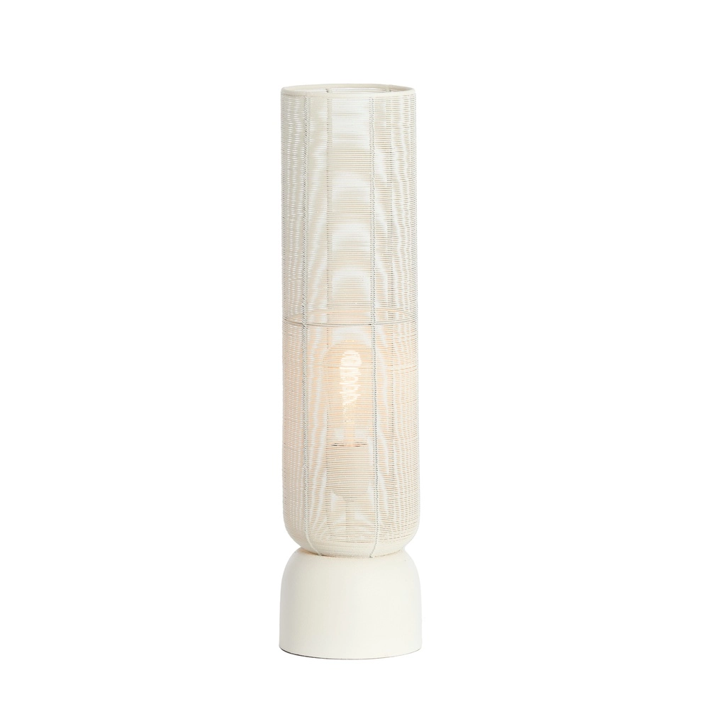 Tafellamp Lezuza Ø 15,5cm wit Light & Living 8717807744878