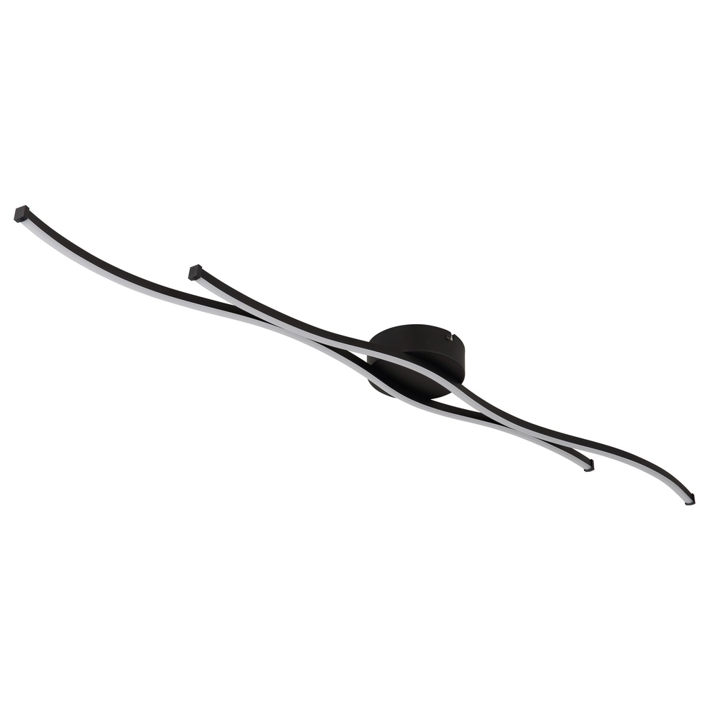 Moderne plafondlamp Boyd zwart Globo 9007371487103