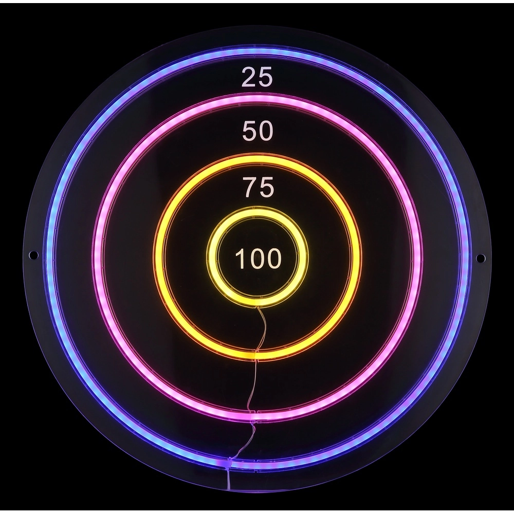 Wandlamp Darteri neon dartbord Globo 9007371583546