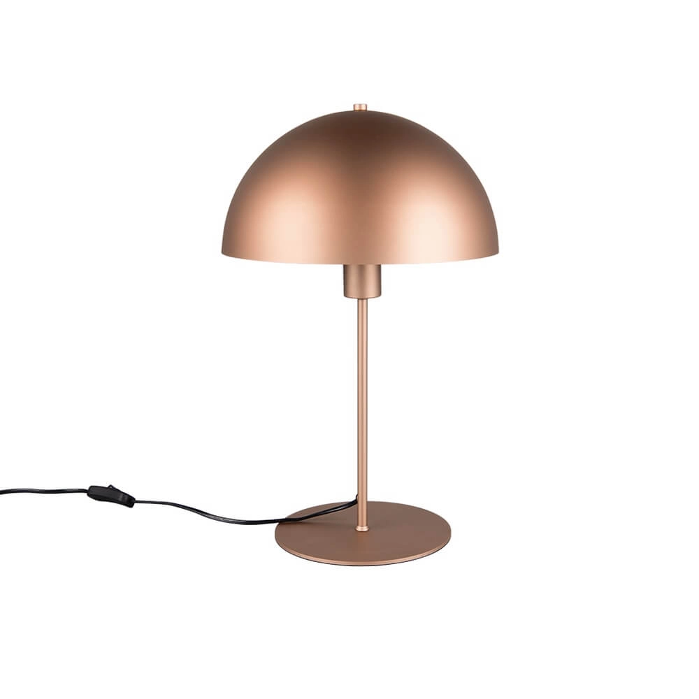 Design tafellampje Nola koffiebruin Ø 30cm Trio 4017807633948