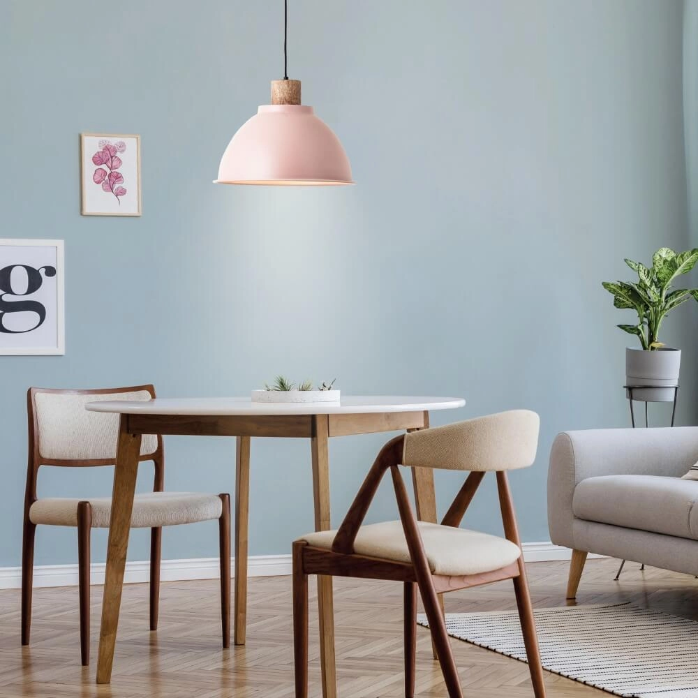 Hanglamp Erena Ø 38cm roze Brilliant 4004353413032