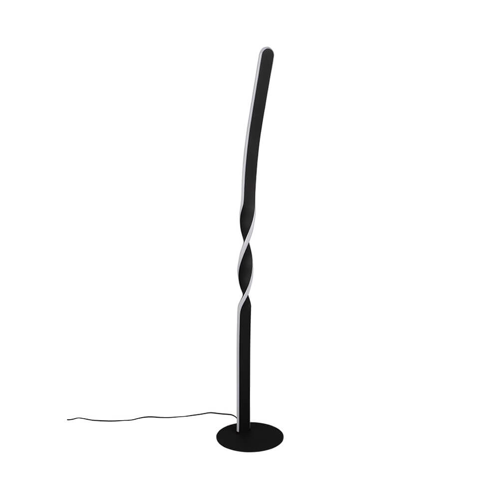 Design vloerlamp Ginko zwart Trio 4017807642629