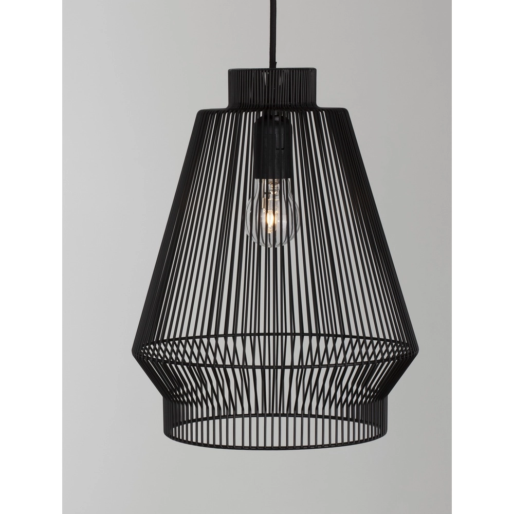 Bohemian hanglamp Bredo Ø 27,5cm zwart Lyora 5212017438898