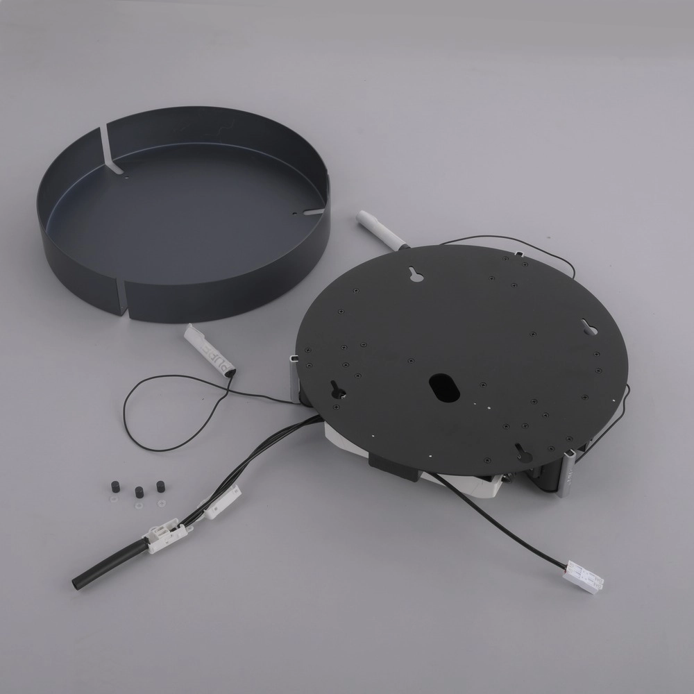 Vide hanglamp Pure E-Infinty mystic grey met smoke glas Paul Neuhaus 4012248398173