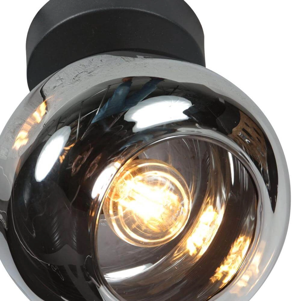 Zwarte plafondlamp Tenebris enkel Steinhauer 8712746178098