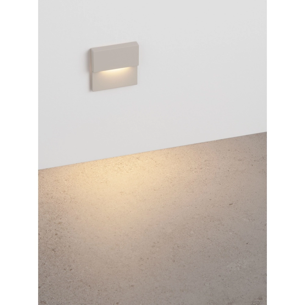 Inbouw wandlamp Dan zand bruin 3000K