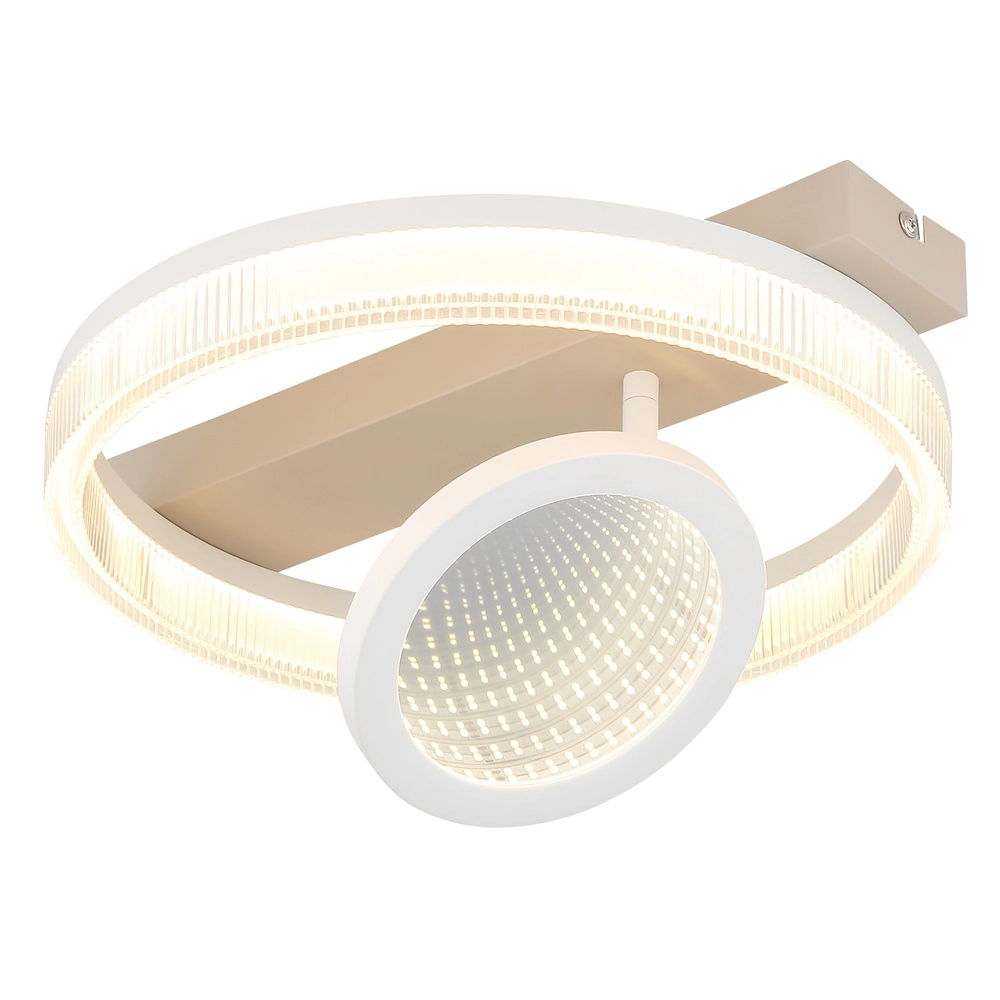 Moderne plafondlamp Zara zand bruin 36cm Globo 9007371567072