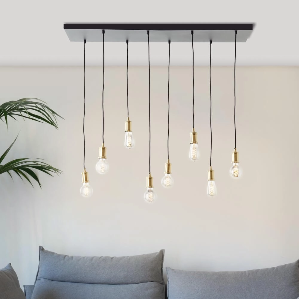 Hanglamp Darcia met 8 pendels Brilliant 4004353411700